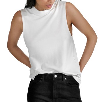 Bread & Boxers Bread and Boxers Soft Fiber Tank Top Hvid viskose Medium Dame