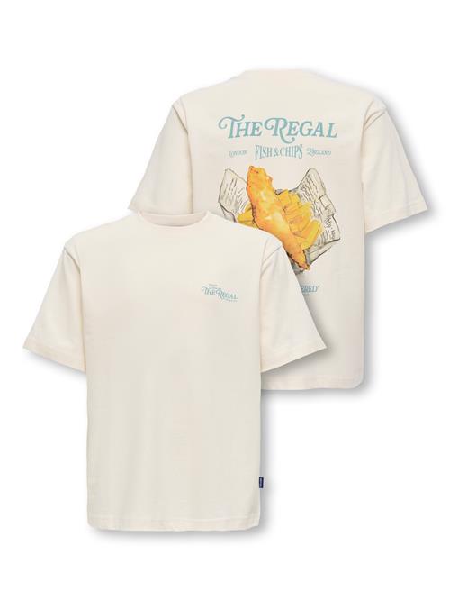 ONLY & SONS T-shirt Alfresco Tofu Fish & Chips