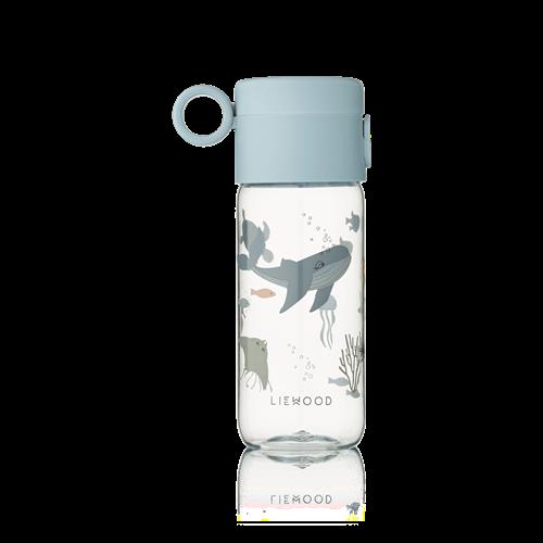 Liewood Clemence Tritan-flaske 350 Ml Sea Creature / Sandy  Sea Creature / Sandy-OS  Beige  One Size 4+ Years unisex