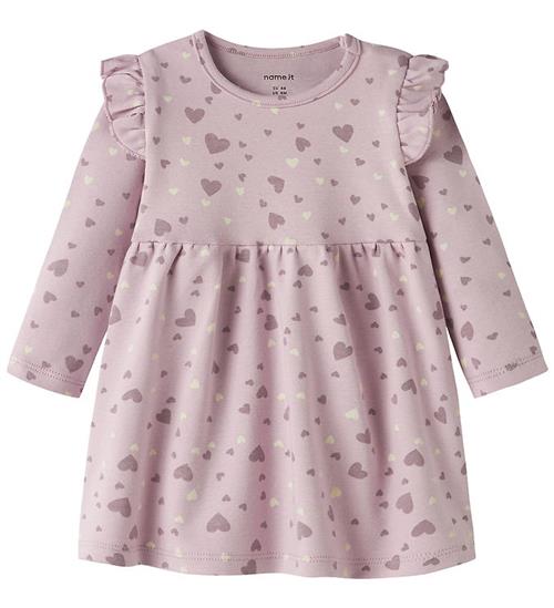 Name It Kjole - NbfbHeart - Keepsake Lilac