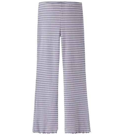 Name It Bukser - Rib - Flare - NkfVemma - Lavender Gray/Lilac Ma