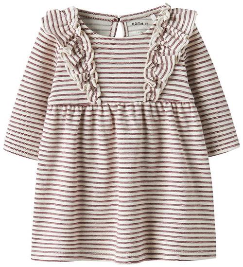 Name It Kjole - NbfBripa - Oxblood Red