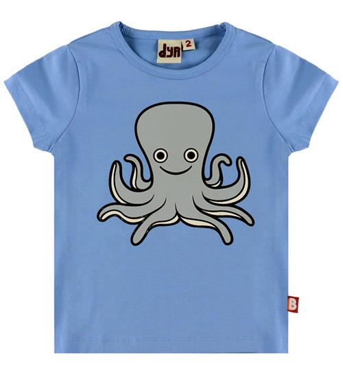DYR-Cph T-Shirt - DyrGrowl - Ice Blue Blæksprutte