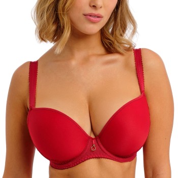 Freya BH Fascinate UW Moulded Plunge T-Shirt Bra Rød J 70 Dame
