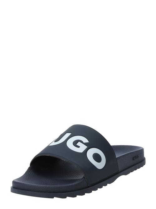 HUGO Pantoletter 'Match_it_Slid'  mørkeblå / offwhite