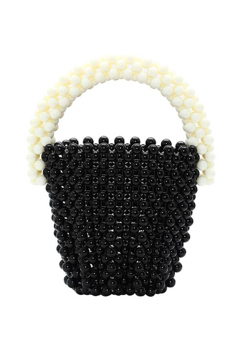 FELIPA Håndtaske  sort / uldhvid