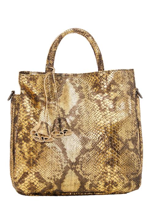 faina Håndtaske  brun / guld