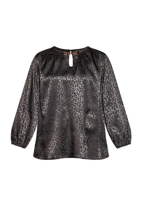 faina Bluse  mørkegrå / sort