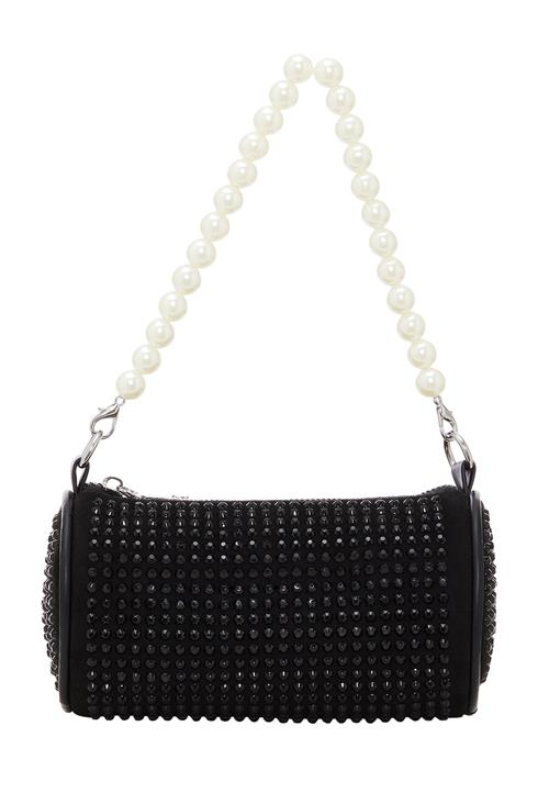 NAEMI Skuldertaske  sort / perlehvid