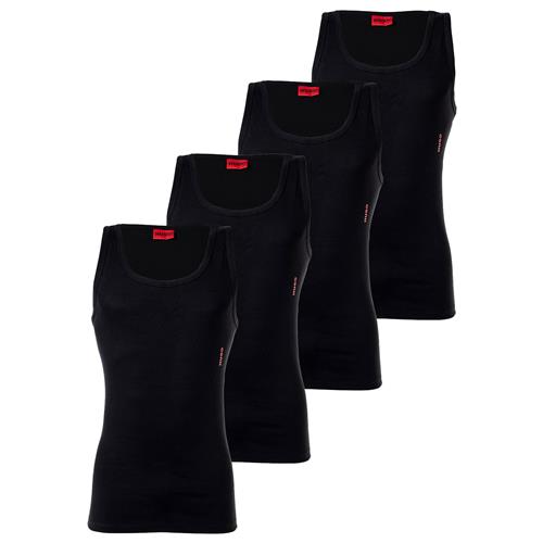 HUGO Undertrøje  rød / sort