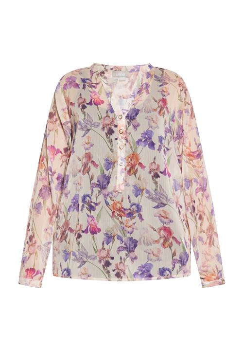 Usha Bluse  beige / blandingsfarvet