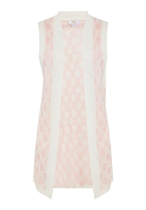 usha FESTIVAL Strikvest  lys pink / hvid