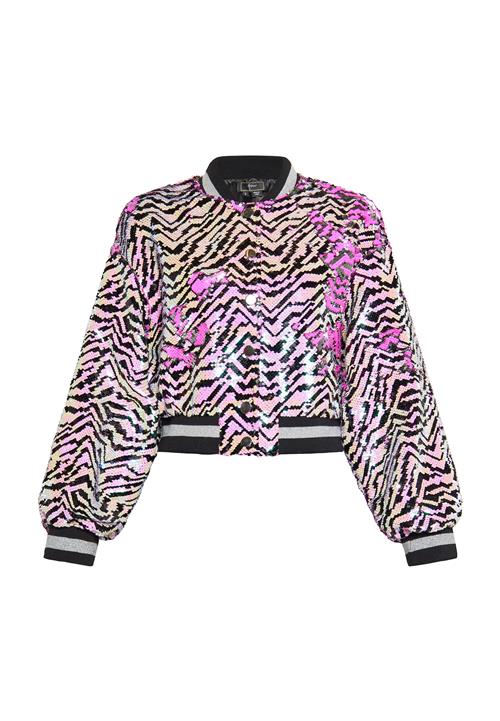 faina Overgangsjakke  beige / lys pink / sort / hvid