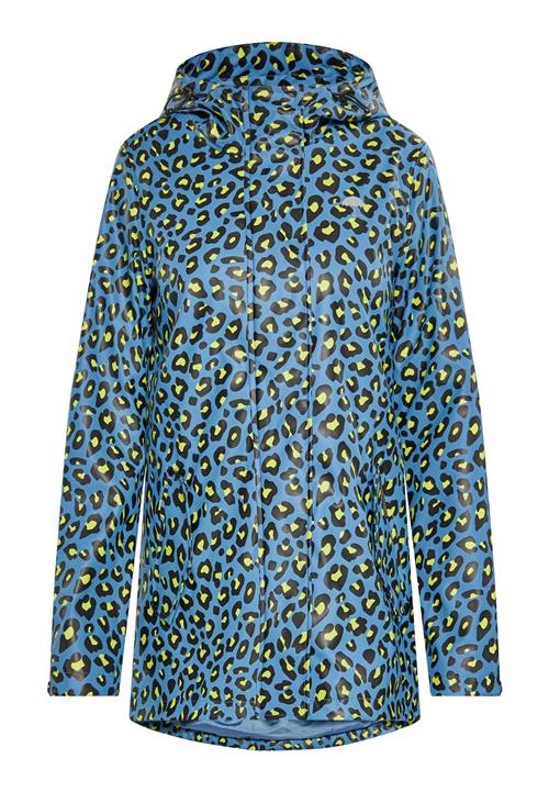 Schmuddelwedda Funktionsjakke  blå / neongul / sort