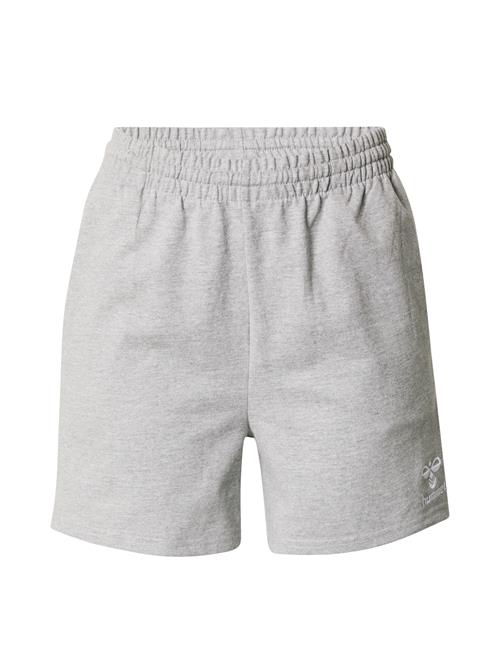 Hummel Sportsbukser 'Go 2.0'  grå-meleret / hvid