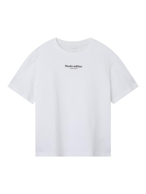 NAME IT Shirts 'Brody'  sort / hvid