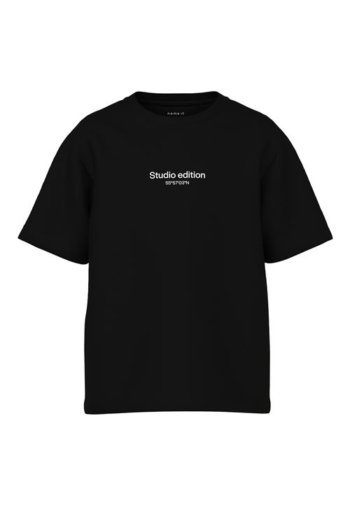 NAME IT Shirts 'Brody'  sort / hvid