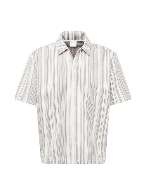 SELECTED Skjorte 'Skylar'  taupe / khaki / hvid