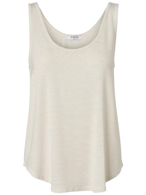 PIECES Overdel 'Billo'  guld / uldhvid