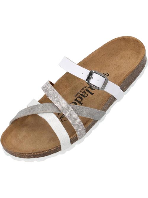 Palado Pantoletter 'Cruisi'  grå / lyserød / hvid