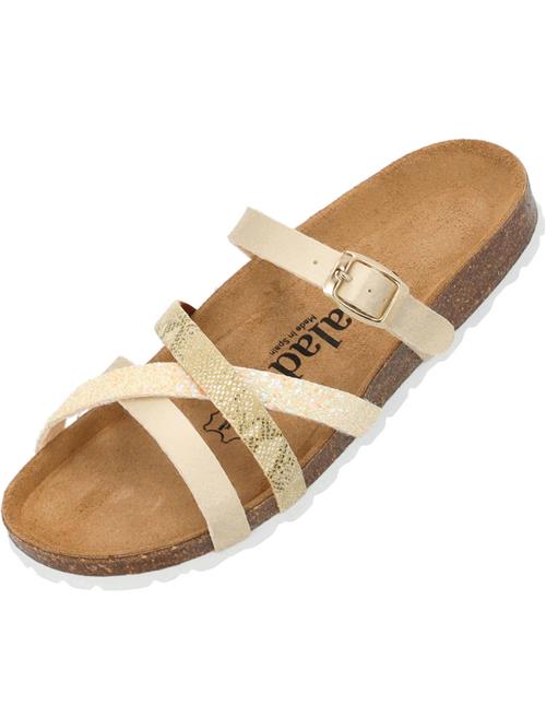Palado Pantoletter 'Cruisi'  beige / guld