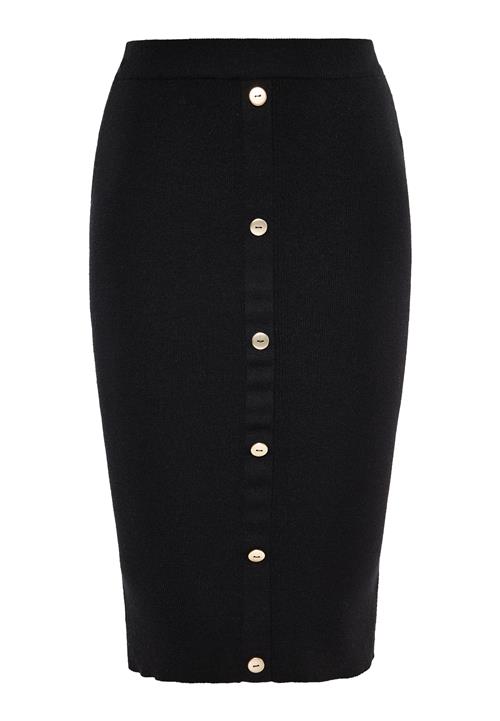 NAEMI Nederdel  guld / sort