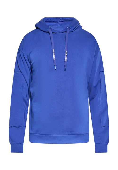 boline Sweatshirt  royalblå / hvid