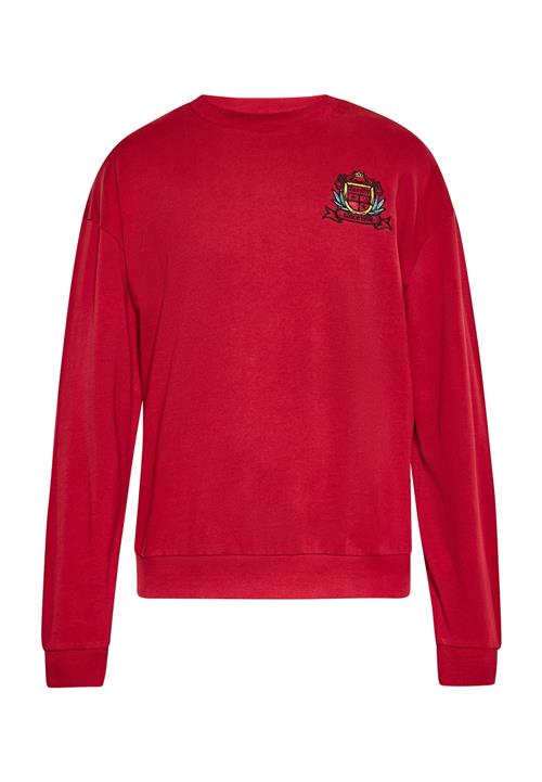 boline Sweatshirt  lyseblå / gul / vinrød / sort