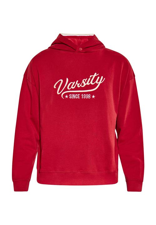 MO Sweatshirt  vinrød / hvid