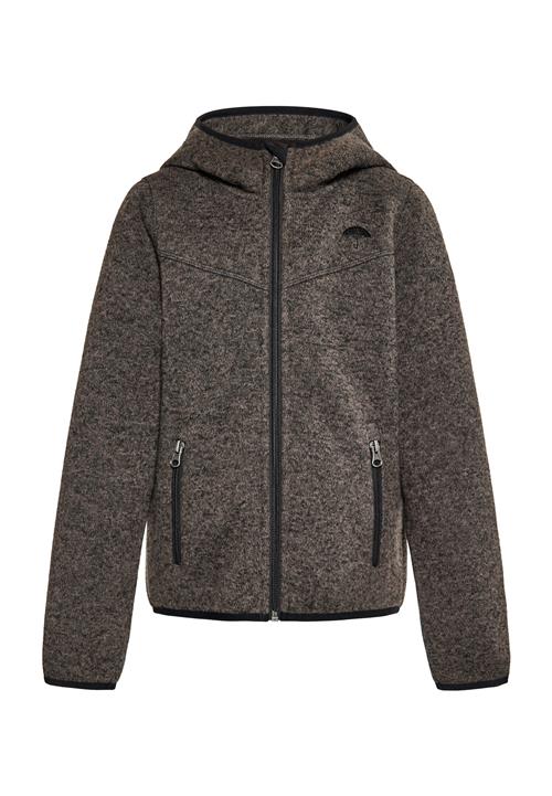 Schmuddelwedda Fleecejakke  mudderfarvet / sort