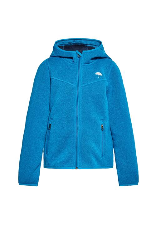 Schmuddelwedda Fleecejakke  neonblå / hvid