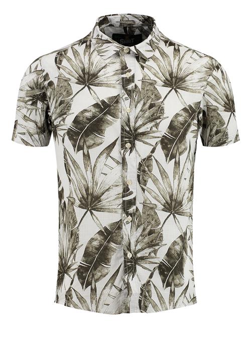 Key Largo Skjorte  khaki / lysegrøn