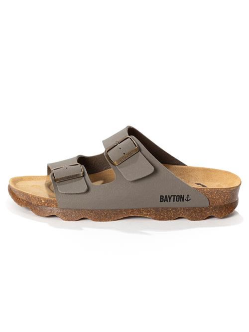 Bayton Pantoletter 'Athena'  taupe / sort