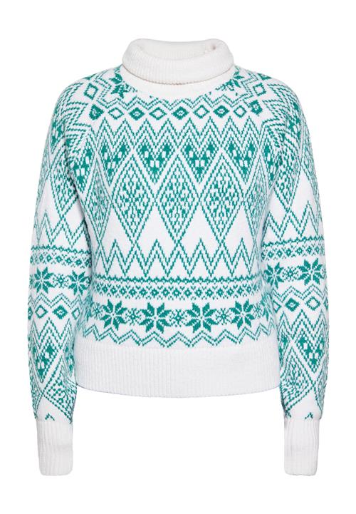 MYMO Pullover  jade / hvid