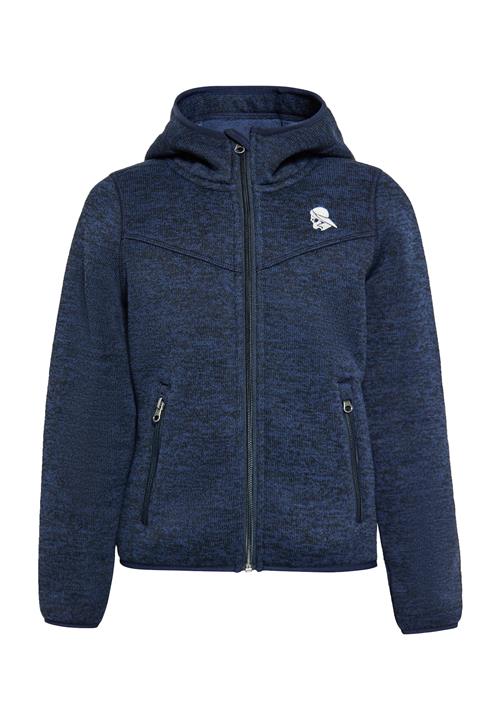 Schmuddelwedda Fleecejakke  marin / sort / hvid