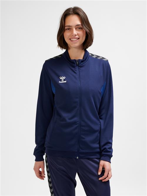Hummel Sportssweatjakke 'Authentic'  marin / mørkeblå / sort / hvid