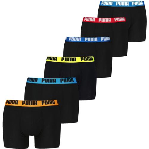 PUMA Boksershorts 'Everyday'  himmelblå / gul / orange / sort
