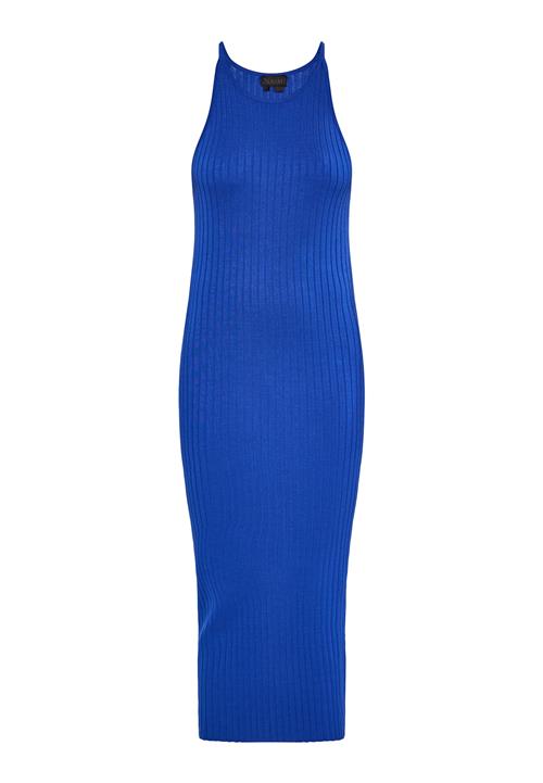 NAEMI Strikkjole  koboltblåt