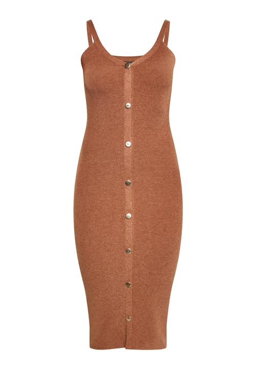 faina Strikkjole  brun