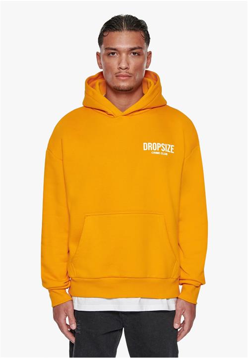 Dropsize Sweatshirt 'Crime Club'  orange / hvid