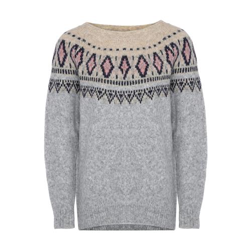Jalene Pullover  grå / blandingsfarvet