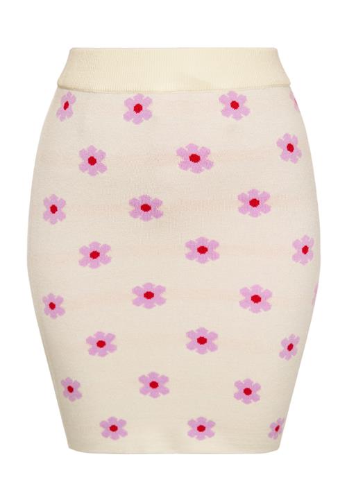 MYMO Nederdel  creme / pink