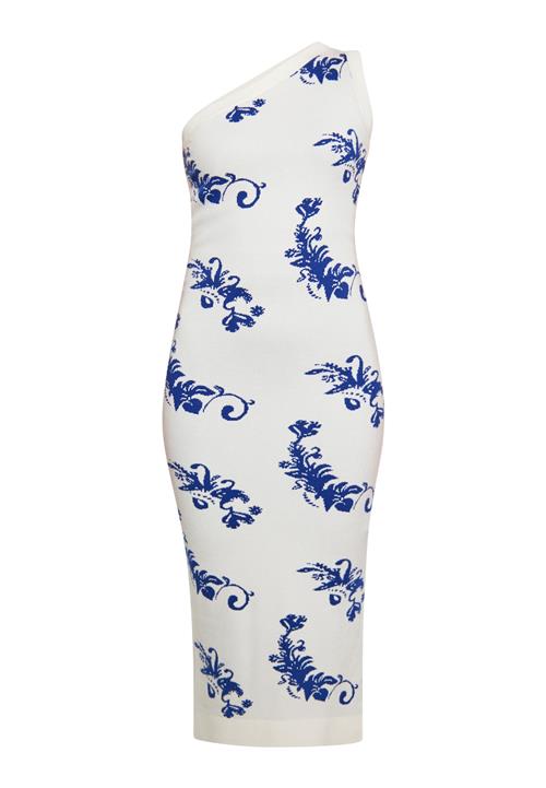 IZIA Strikkjole  blå / hvid