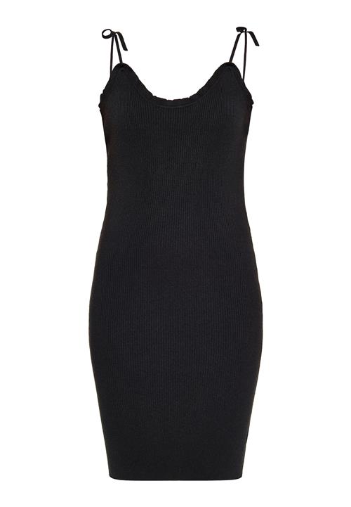 swirly Strikkjole  sort