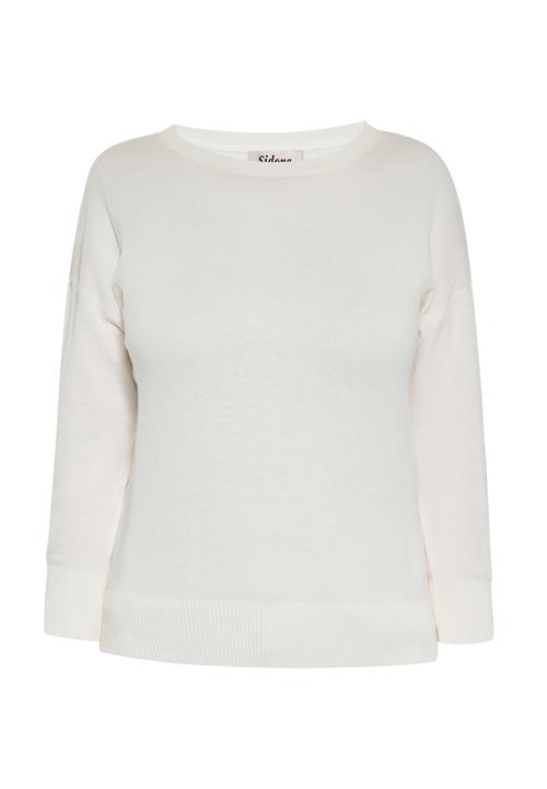 Sidona Pullover  uldhvid
