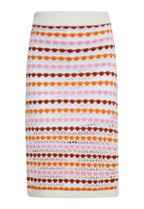 IZIA Nederdel  orange / pink / rød / hvid