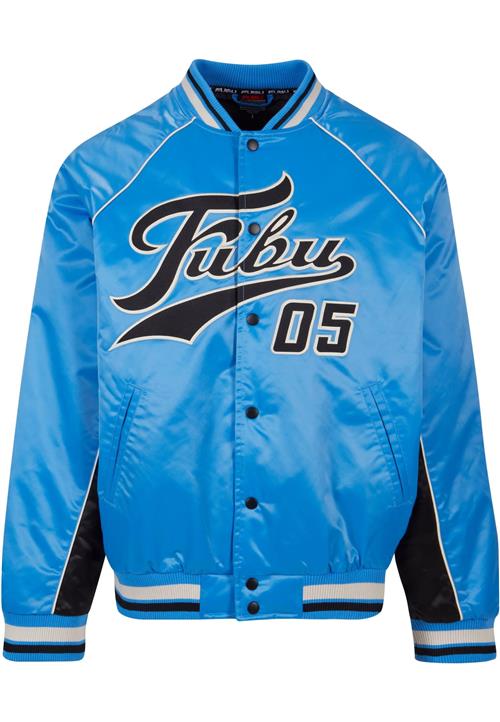 FUBU Overgangsjakke 'Varsity'  royalblå / sort / hvid
