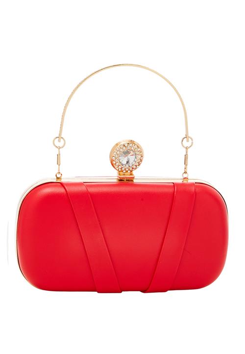 FELIPA Clutch  guld / rød