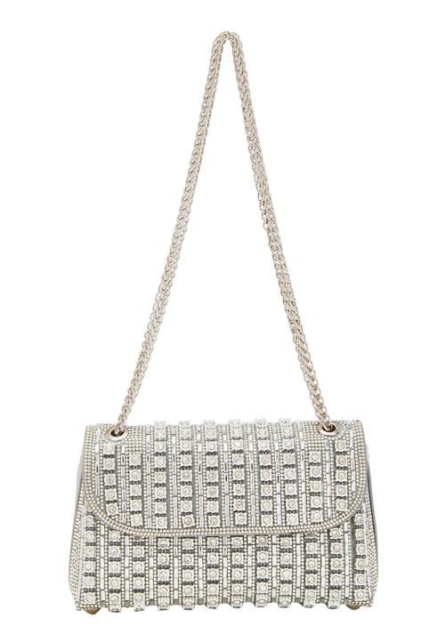 FELIPA Skuldertaske  lysegrå / sølv