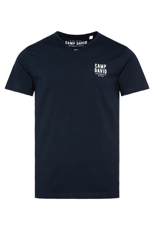 CAMP DAVID Bluser & t-shirts  navy / hvid